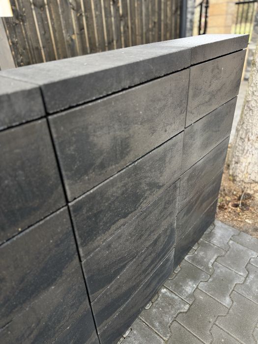 PROMOCJA 500x200x200 Czarny ONYKS 500x200x200 Pustak Ogrodzeniowy