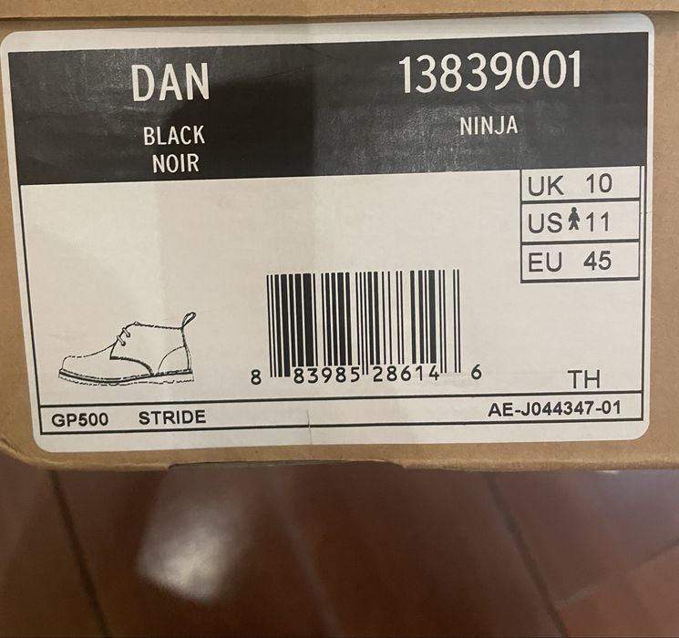 Орігінальні ботинки Dr. Martens Dan Stride Black