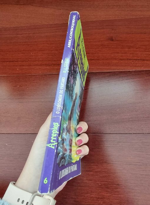 Livro "Arrepios - O Lobisomem do Pântano" Vol. 6 de R. L. Stine