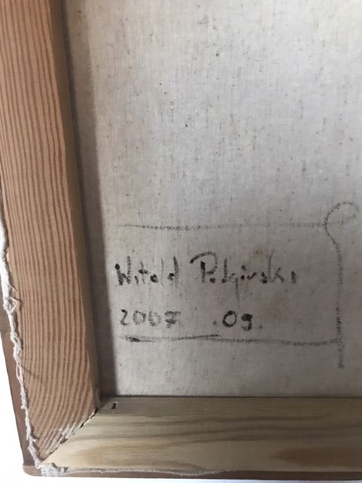 Obraz olejny Witold Podgórski 50x50 cm