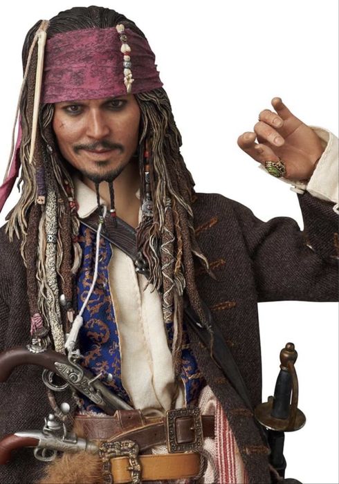 Фигурка 1/6 Pirates Of The Caribbean On Stranger Tides Captain Jack Sparrow Ultimate Unison Enterbay and Medicom тип hot toys