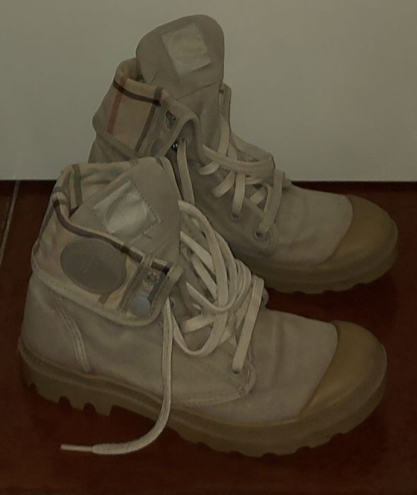 Palladium castanho e/ou branco tamanho 37 : preço mais baixo...