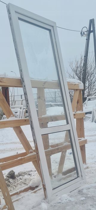 OKNA KacprzaK Okno Balkonowe 88X246 Używane PCV Lider Okna OLX