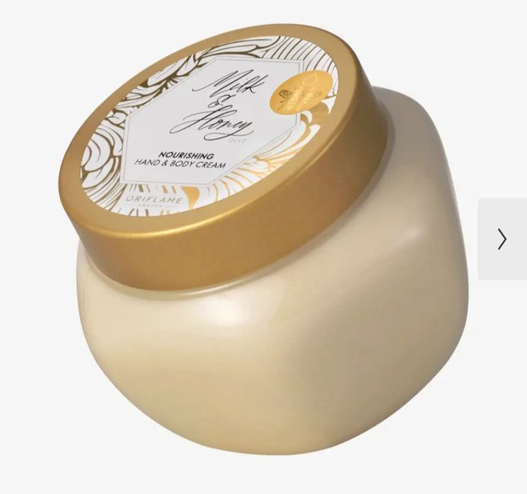Живильний крем для рук і тіла Milk & Honey Gold oriflame