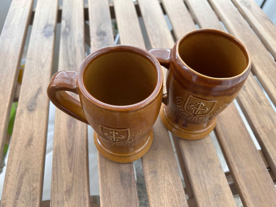 Conjunto de coleção Feira Medieval – Canecas, Copos e Prato