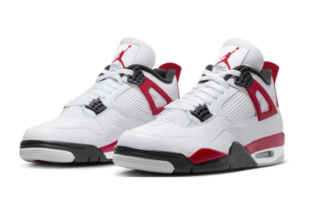 Nike AIR JORDAN 4 Red Cement – Buty | DH6927–161