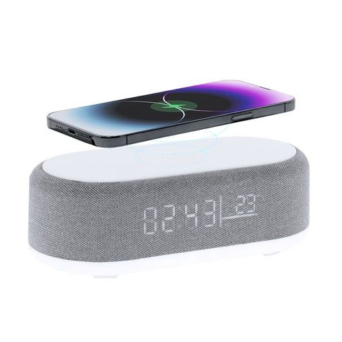 Relógio Multifuncional 5 em 1 com Carregamento Wireless