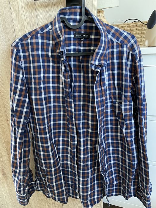Koszula Wólczanka 40 w kratę