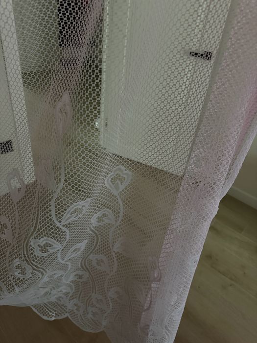 Тюль, висота 1,5 ширина 3,5м. Готова на тасьмі
