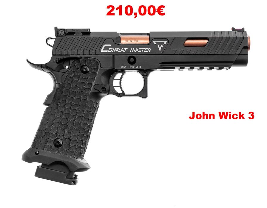 Pistola Airsoft Greengas MK23 (SEM Blowback) e CZ Shadow de CO2 FULL METAL BLOWBACK novas
