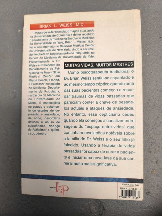 Muitas Vidas, Muitos Mestres — Brian L. Weiss, M.D. (Pergaminho)