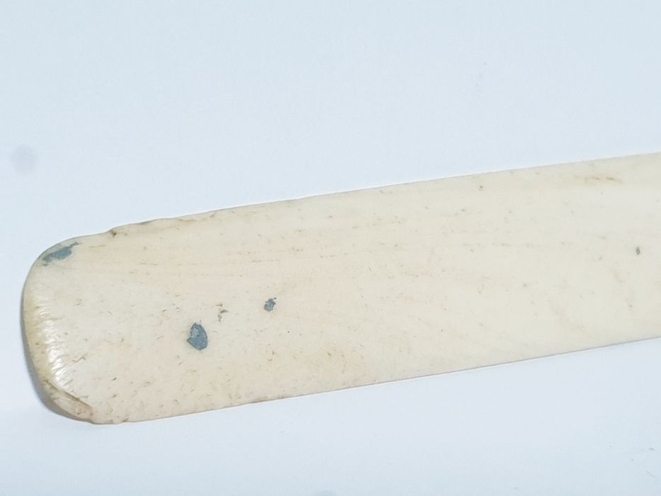 Precioso antigo abre cartas de 1919 com cabo em prata portuguesa