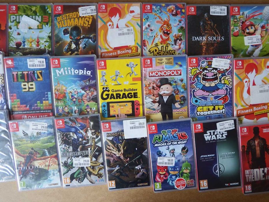 PŁOCK N I N T E N D O SWITCH gry na konsolę Switch PUDEŁKOWE nowe