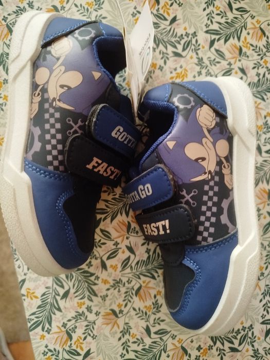 Buty dla chłopca na rzepy Sonic rozmiar 26 Nowe
