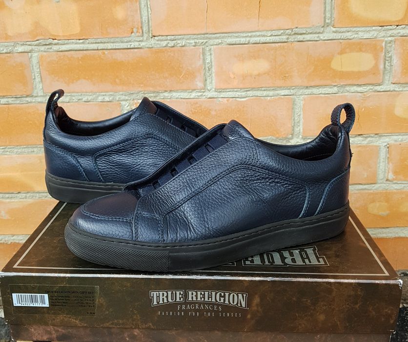 Doucal's Roger Blue Slip-on Sneakers кросівки шкіряні оригінал 40