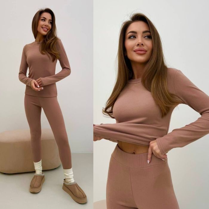 ‼️ Жіночий термо костюм. Тканина ПУМА.ОПТ та роздріб.  Р: 42-44, 46-48