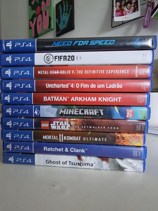 Vendo jogos ps4 a preços variados
