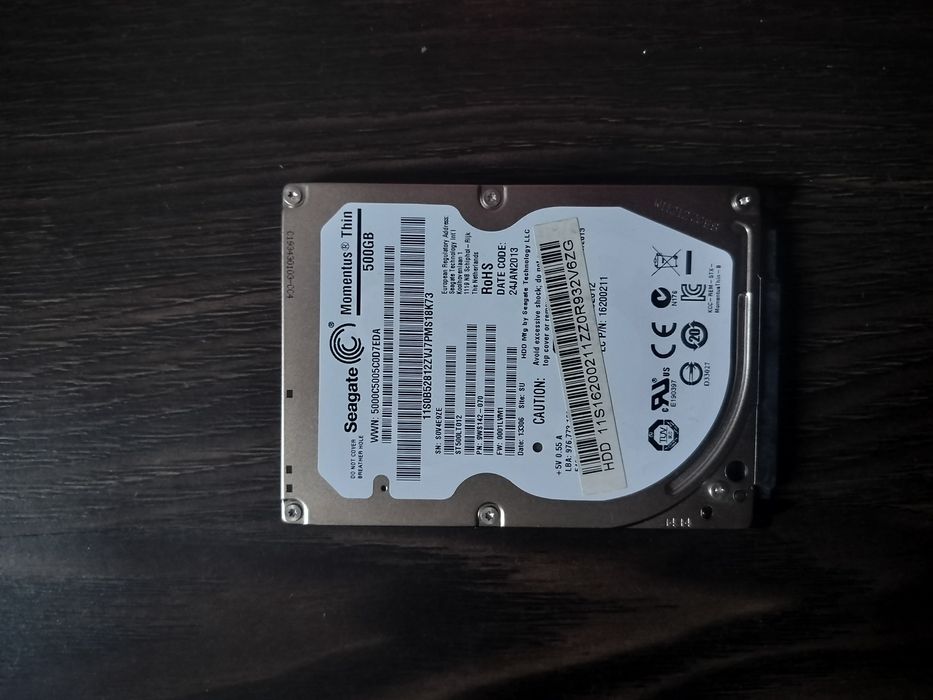 Жесткий диск Seagate HDD 500GB 5400rpm 16MB 2.5 SATA II для ноута