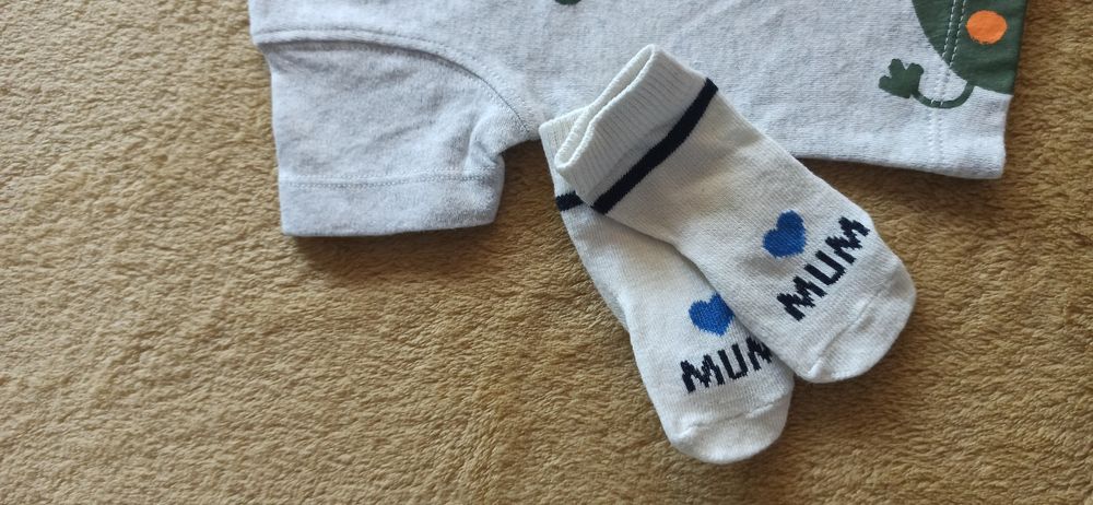 Koszulka z krótkim rękawem t-shirt 56 Nutmeg skarpetki