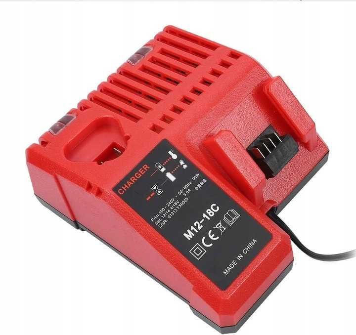 Nowa PODWÓJNA ładowarka zasilacz do Milwaukee M12-18FC M12 M14 M18