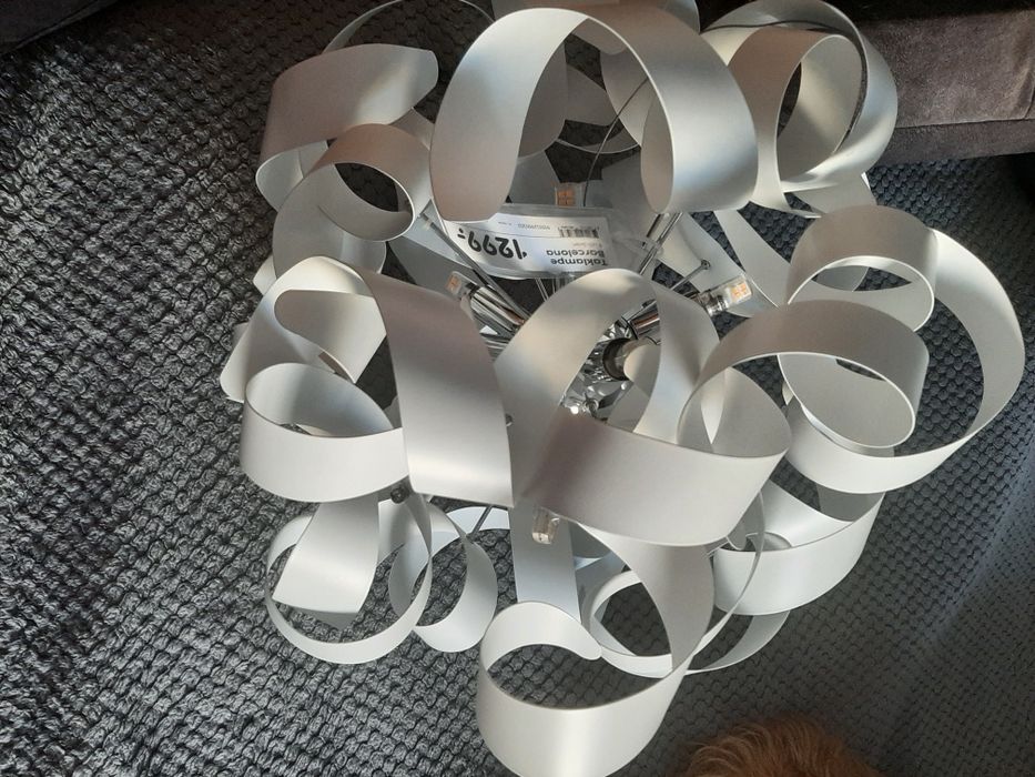 Żyrandol lampa 9 led cieple