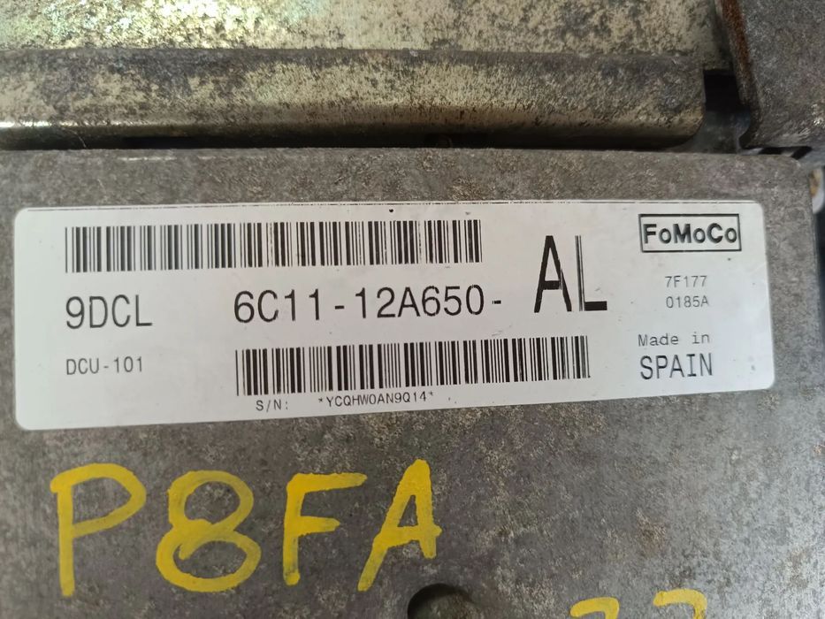 centralina Motor Ford Transit 2.2TDCI 9DCL - 6C11-12A650-AL-DCU-101