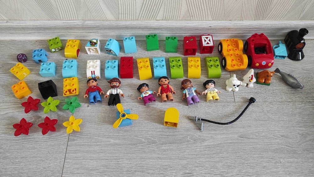 Lego Duplo лего дупло оригінал фігурки тварини звірі кубики пластини