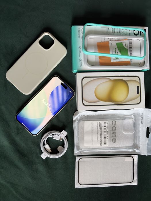 iPhone 15 – stan idealny | 84% baterii | Gratis akcesoria