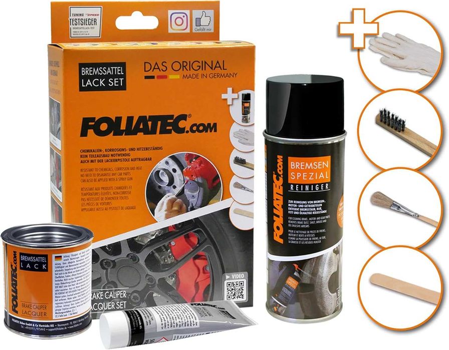 Kit de Pintura de Pinças Foliatec 2197 - Marina Bay Silver