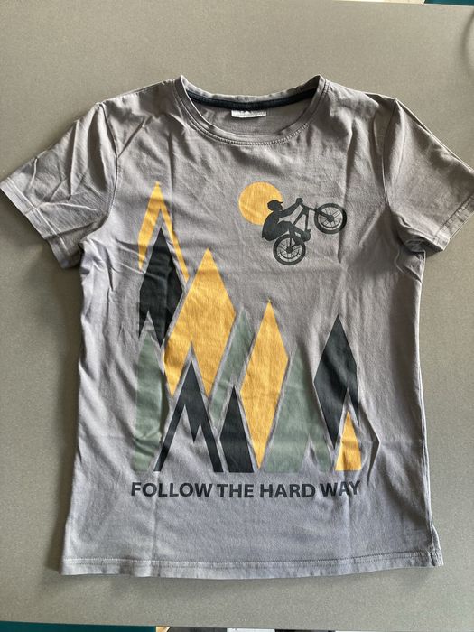 Koszulka t-shirt Destination, print rower, r. 157/164 cm