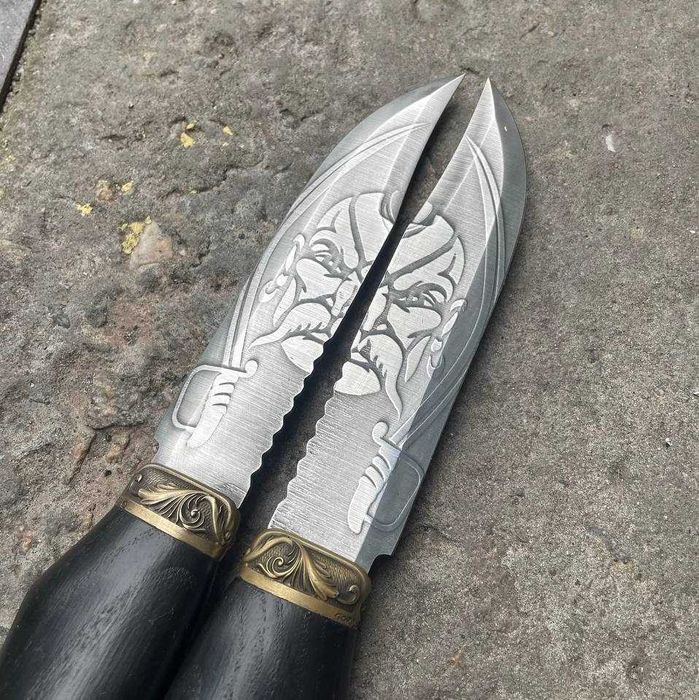 Ніж мисливський з піхвами Гетьман Сірко KN4/1 Охотничий нож авторский