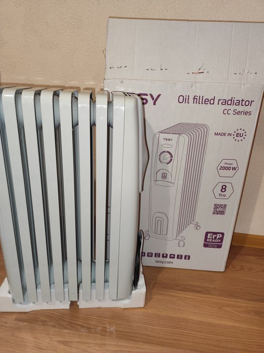 Масляный обогреватель новый Tesy CC 2008 E05 R