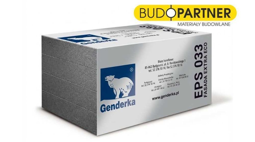 Styropian grafitowy Genderka EPS 033 FASADA EXTRA ECO | Legnica