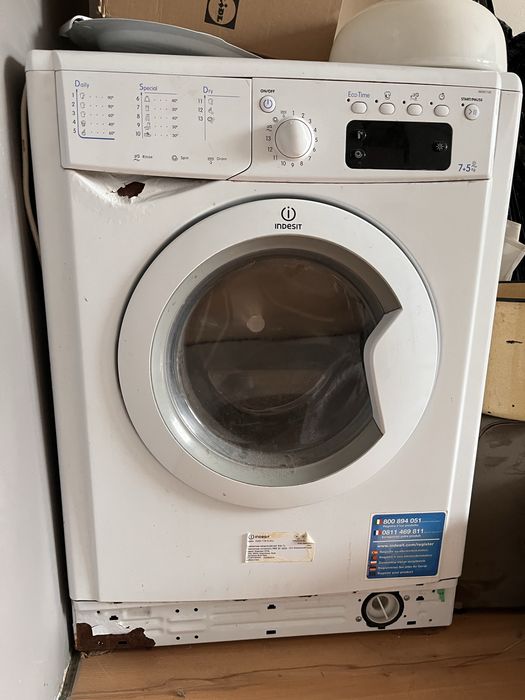 Pralko-suszarka indesit IWDC 71680- uszkodzona