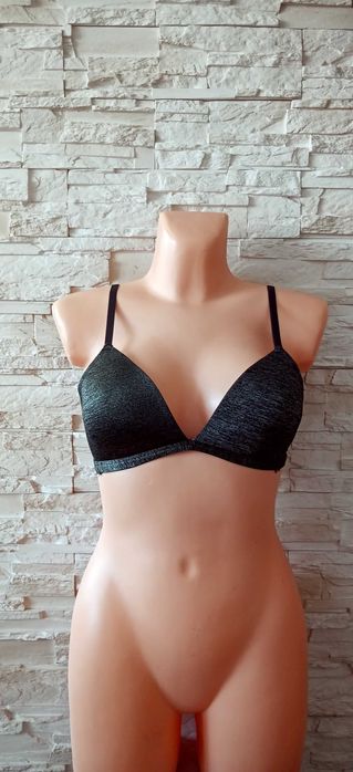 Biustonosz stanik bez fiszbin szary 80B Primark