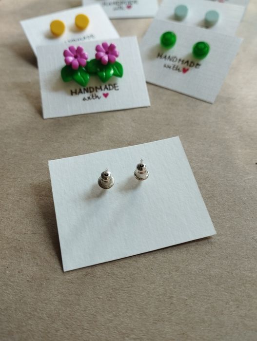 Kolczyki z klocków LEGO handmade