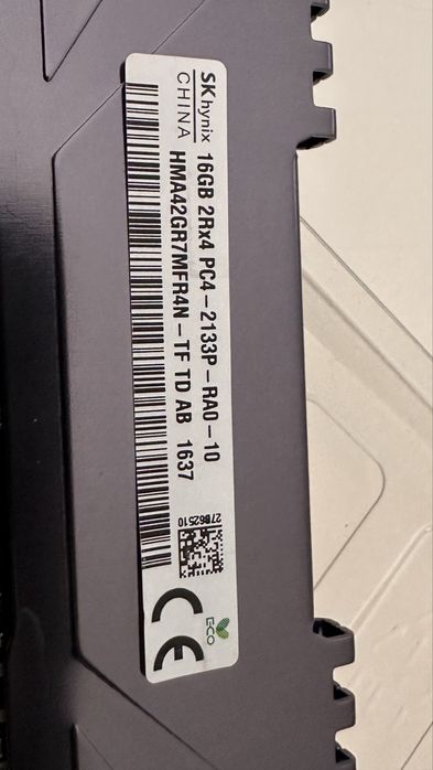 2X 16 GB RAM Original, Servidor DDR4, 32GB