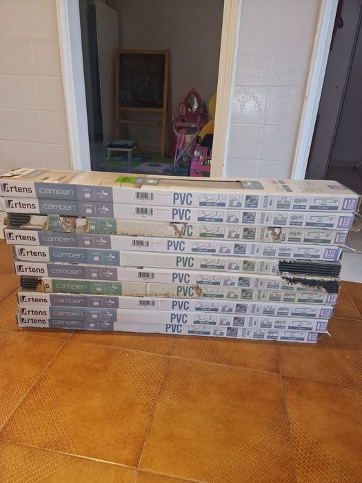 Chão flutuante Vinilico cinza