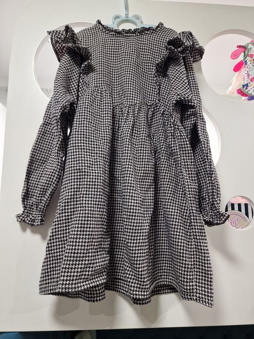 Платье в клеточку на девочку