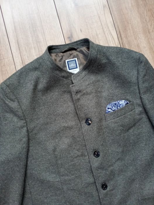 Walbush męska marynarka ze stójką L XL wełna Loden