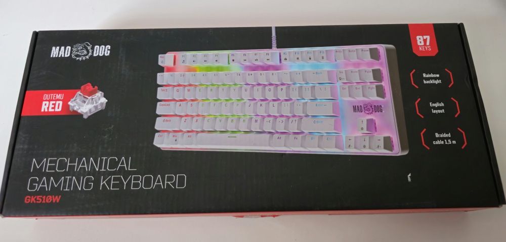 Klawiatura mechaniczna MadDog GK510W
