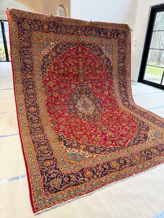 Nowy Dywan Wełniany Kaszmirowy Perski Iran Keshan 400x300 gal. 30 tyś