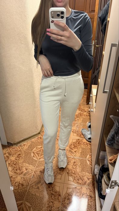 Штани білі Zara, розмір S