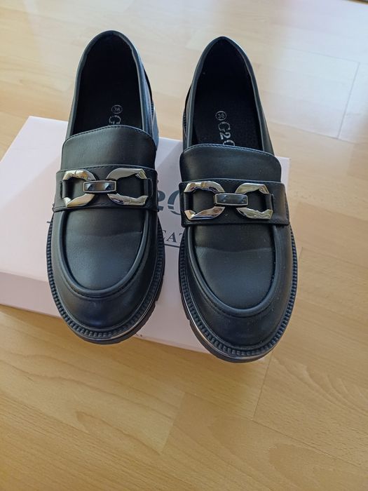 Buty półbuty czarne 36