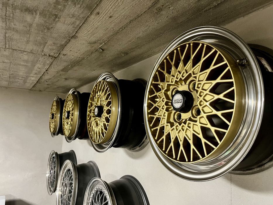Felgi skręcane mesh custom 15” 4x100 BBS Rennsport BBS RS OZ  2tlg 3tlg VW Golf mk1 mk2