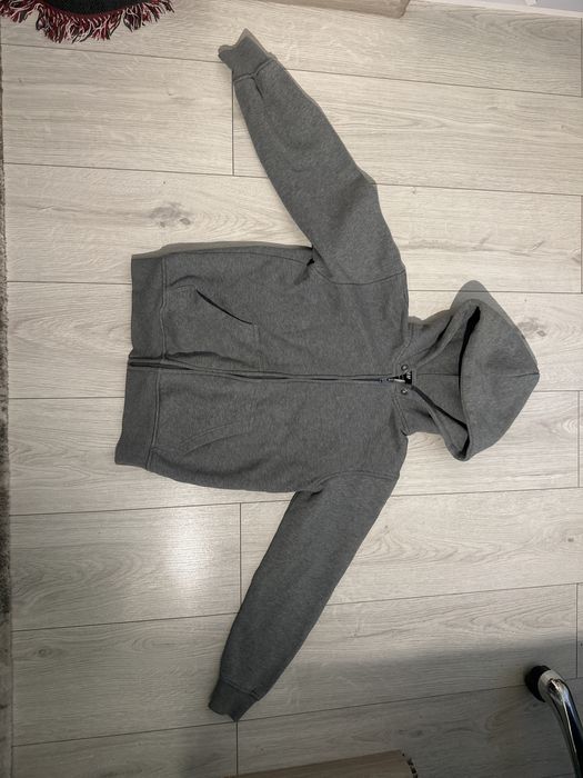 Зіп худі сірий жіночий h&m