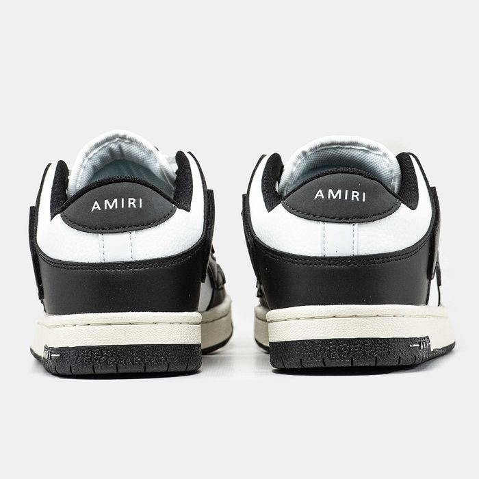 Кросівки Amiri Skeleton Black White premium