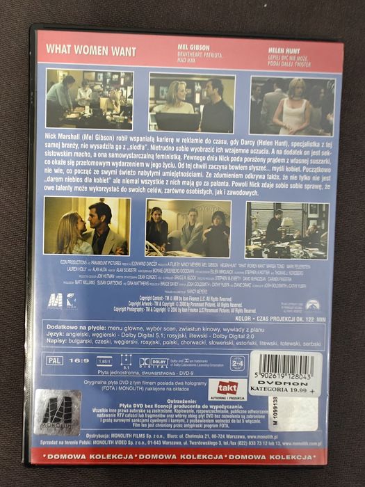 Film DVD Czego pragną kobiety; Prawdziwa twarz