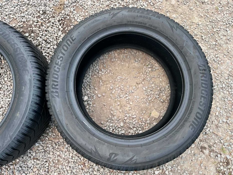 Opony 235/55R18 Bridgestone Blizzak LM005 Zima 2sztuki 5,70mm bieżnika