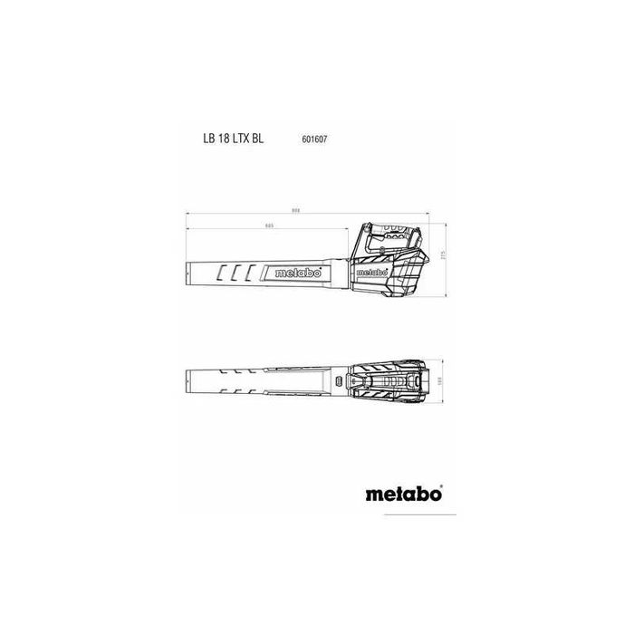Metabo LB 18 LTX BL – dmuchawa akumulatorowa 18 V 650 m³/h